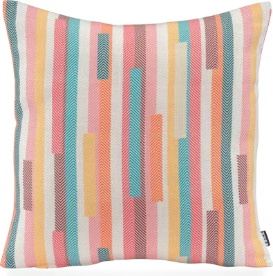 Produktbild von H.O.C.K. Espen Kissen 50x50cm rot bunt col. 03
