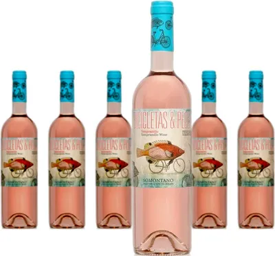 Produktbild von 6 x Bicicletas Y Peces Tempranillo Rosė