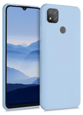 Produktbild von kwmobile Handyhülle für Xiaomi Redmi 9C Hülle - TPU Case - Kabelloses Laden - Schutzhülle Cover in Hellblau matt