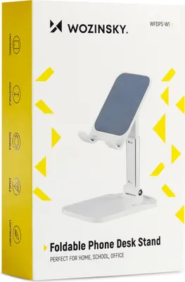 Obrázok produktu pre Stolný stojan na telefón Wozinsky Skladací stojan na tablet biely