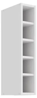 Produktbild von Hängeschrank Regal 15 cm Weiß matt Küchenzeile Küchenblock Küche Stilo Landhaus