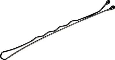 Produktbild von Comair Haarklemmen Pretty Fashion 24er 59mm schwarz Karte  gewellt