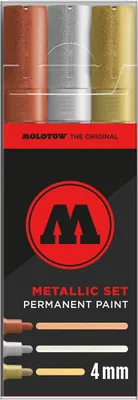 Produktbild von Molotow 220PP-Marker Set 3 Stück metallic