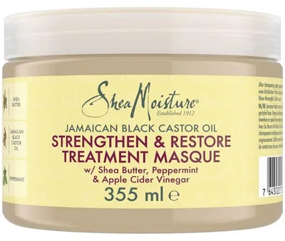 Productafbeelding van Shea Moisture - Jamaican Black Castor Oil S&R Masker - 355 ml, AI-gegenereerde afbeelding