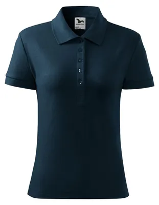 Image de Malfini - Polo pour femmes, piqué PP10345 (M) (bleu marine foncé)