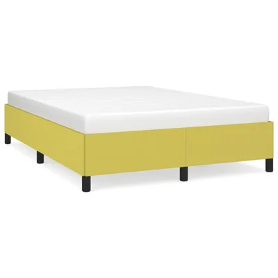 Produktbild von vidaXL Bettgestell ohne Matratze Grün 140x200 cm Stoff