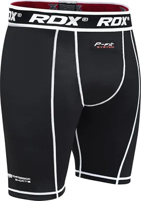 Produktbild von RDX Grundschicht Kompressionshorts – Atmungsaktive, enganliegende Sport- und Trainingsshorts