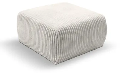 Immagine prodotto di Pouf Alloro, crema vellutata