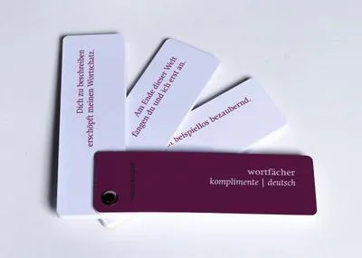 Obrázek produktu pro wortfächer komplimente deutsch