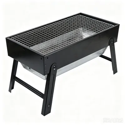 Produktbild von Holzkohlegrill Reisegrill Tischgrill ,Campinggrill ,35x22x19cm Tragbar Klappgrill BBQ Koffergrill Faltgrill Grill Gartengrill