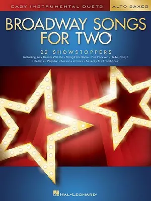 Produktbild von Broadway Songs for Two Alto Saxophones