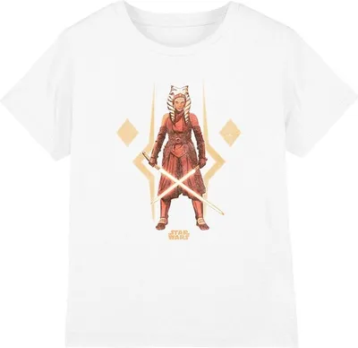 Produktbild von Ahsoka - "The Warrior" T-Shirt für Kinder TV4085 (116) (Weiß)