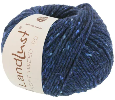 Produktbild von Lana Grossa - Landlust Soft Tweed 90 0014 dunkelblau meliert
