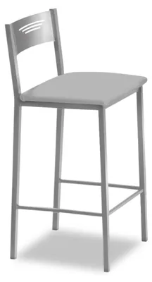 Productafbeelding van ASTIMESA kruk voor de keuken, 70 cm, kunstleer, grijs (TAB70GR)