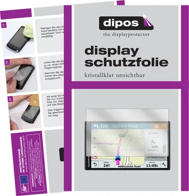 Produktbild von 3x Schutzfolie für Garmin DriveSmart 61 LMT-D klar Displayschutzfolie Folie Display Schutz dipos