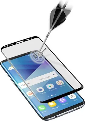 Imagen del producto de Cellularline TEMPGCU3PACKGALS8K, Samsung, Galaxy S8, Resistente a roturas, Transparente, Pack de 3 unidades