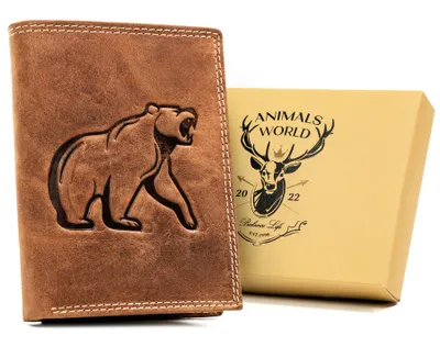 Obrázek produktu pro Always Wild pánská peněženka z nubuku hnědá RFID 13x9,5 cm