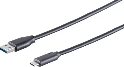 Produktbild von USB Kabel, 3.1 C-Stecker - 3.0 A-Stecker, 1,0m