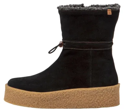 Produktbild von El Naturalista Stiefel Damen N5923 SILK SUEDE BLACK / DOLMEN Farbe Schwarz