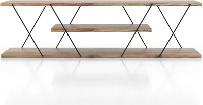 Produktbild von Skye Decor, Canaz v2 - Black, Walnut, TV-Schränke, Schwarz, 120 x 33 x 33 cm