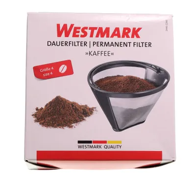 Obrázek produktu pro Westmark 24432260 Permanentní filtr velikost 4 pro kávovary s filtrem | Plast