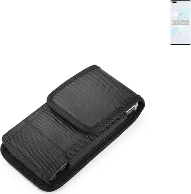 Produktbild von Holster Gürteltasche kompatibel mit HTC Desire 20+ Holster Gürtel Tasche wasserabweisend Handy Hülle Schutz Hülle Outdoor schwarz K-S-Trade