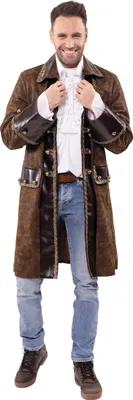 Produktbild von Piratenmantel Noblesse Kurzmantel Pirat Steampunk Karneval Fasching Kostüm 54