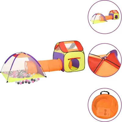 Produktbild von Spielzelt mit 250 Bällen Mehrfarbig 338x123x111 cm