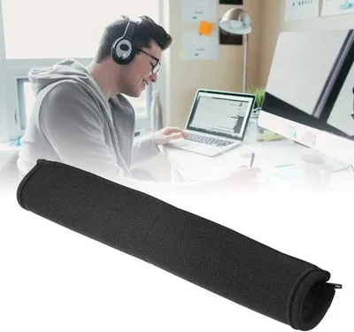 Immagine prodotto di Cuscinetti per l'archetto delle cuffie, cuscinetti per cuffie, compatibili con Audio-Technica ATH-MSR7/M30X/M40X/M50, neri, ideali per lunghe serate all'insegna della musica