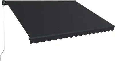 Image de vidaXL Store rétractable manuel 450 x 300 cm Anthracite