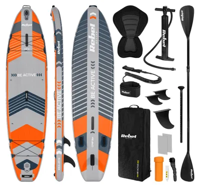 Productafbeelding van Rebel RBA-4518-OR Paddleboard met accessoires 335 cm, SUP ACTIVE PRO, oranje