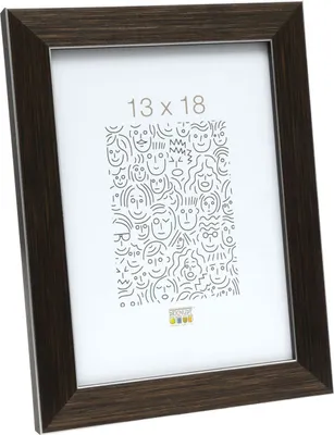 Produktbild von Deknudt Kunststoffrahmen S41VK3 braun 30x40 cm
