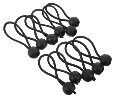 Produktbild von Konvolut von 20 elastischen Kugelschnüren, 4 mm Durchmesser, Länge 10 cm, zum Befestigen von Zelten und Planen.