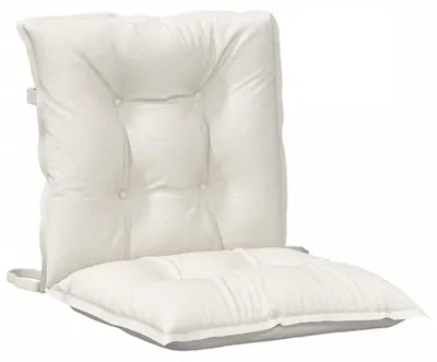 Image de Coussins de chaise confortables avec dossier bas, lot de 4