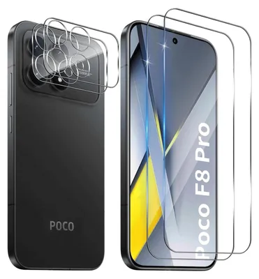 Produktbild von 2X Schutzglas für Xiaomi Poco F8 Pro Display Kamera Panzerfolie Hartglas Full Screen 9H