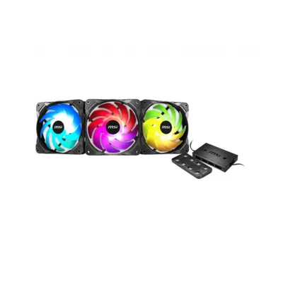 Image de MSI MAG Max F12A-3H 120mm Pack de 3 LED de contrôle à distance