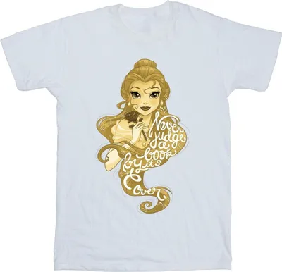 Produktbild von Disney - "Beauty And The Beast Never Judge" T-Shirt für Herren BI16008 (XXL) (Weiß)