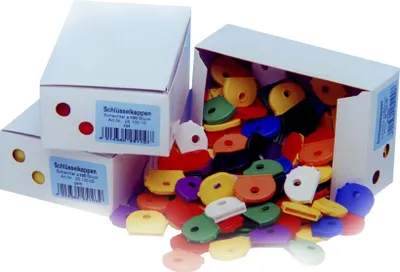 Obrázek produktu pro Krytky klíčů WEDO kulaté, balení po 100 kusech