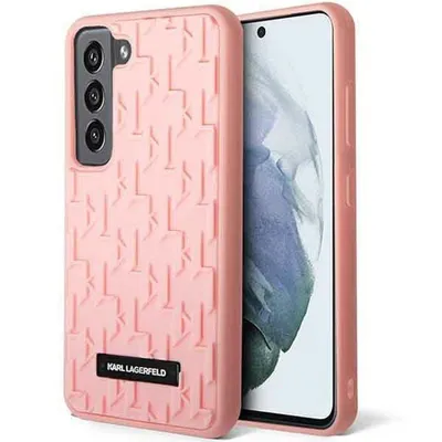 Obrázek produktu pro Karl Lagerfeld Monogram 3D Pattern - Samsung Galaxy S23 pouzdro (růžová)