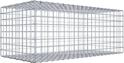 Immagine prodotto di Gabbione 100 cm x 40 cm x 50 cm (L x H x P), maglia 5 cm x 5 cm, anello a C