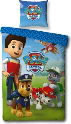 Obrázek produktu pro Sada povlečení PAW Patrol 140x200 cm + povlak na polštář 63x63 cm z mikrovlákna