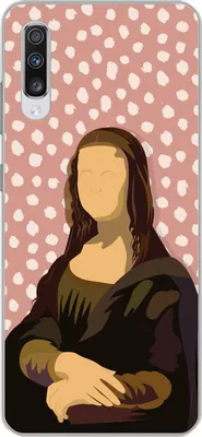 Produktbild von MuchoWow® Handyhülle Schutzhülle Hülle für Telefoonhoesje Samsung Galaxy A70 Leonardo da Vinci - Alte Meister - Punkte - Vintage Silikon Softcase Handy Hülle - Schutzhaube