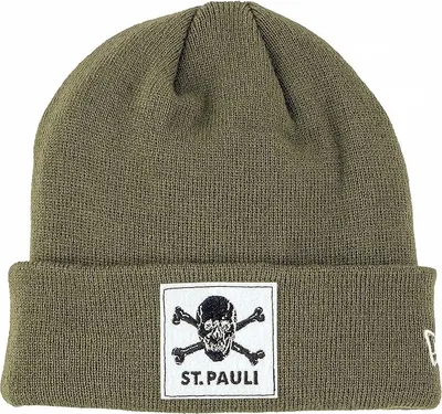 Produktbild von FC St. Pauli - New Era Totenkopf, Mütze Beanie