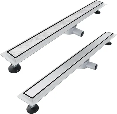 Produktbild von Duschrinne 70 cm, Edelstahl, 360° drehbar, silber, für Badezimmer