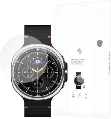 Produktbild von Schutzfolie Samsung Galaxy Watch8 44mm - Panzerglas - Cazy - Transparant