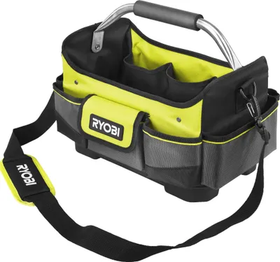 Image de Ryobi RSSSOT1 Ryobi Sacoche à outils ouverte 17 litres 10 poches 205 x 250 x 340 mm