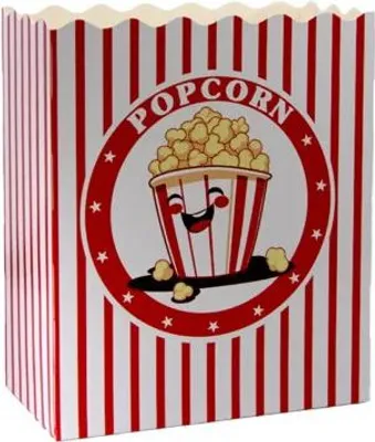 Produktbild von Popcorn-Schachteln 4350 ml, 19 x 10 x 22,8 cm, 50 Stück.