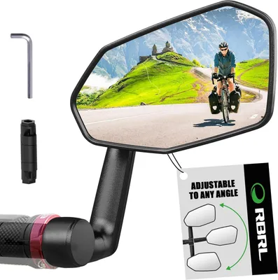 Productafbeelding van Fietsspiegel extra groot - Rechts - 360° verstelbaar