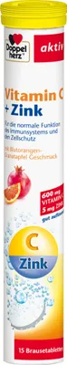 Produktbild von Doppelherz | Vitamin C + Zink | 15 Tabletten