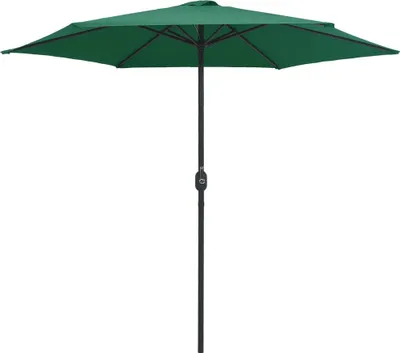 Obrázek produktu pro vidaXL Slunečník s hliníkovou tyčí 270x246 cm Zelený